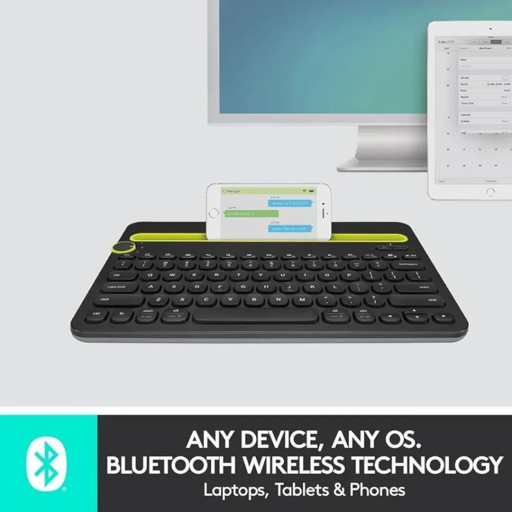 Bluetooth Multi-Device Logitech K480 Keyboard - Picture 5 of 14